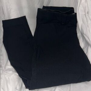 Maurices Black High-Rise Pants Size Large (Short)